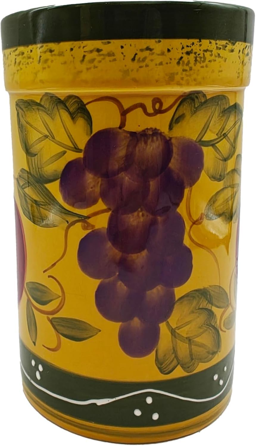 ACK 3D Sunflower Utensil Holder, Utensil Crock, Modern Kitchen Decor, Kitchen Storage