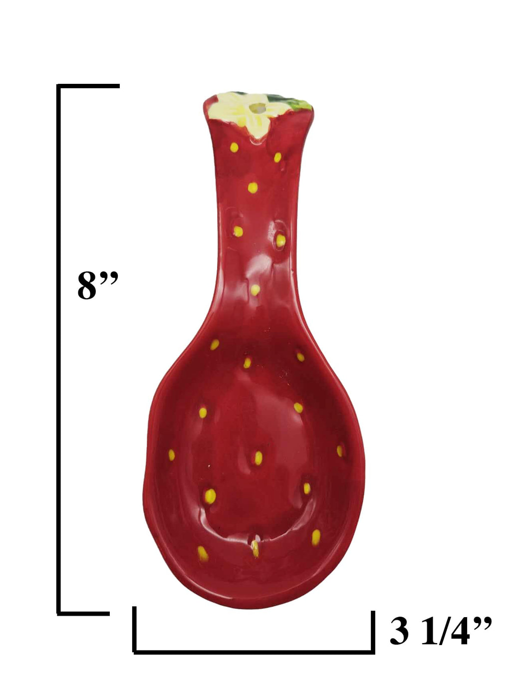 ACK Ceramic Spoon Rest, Cooking Spoon Holder for Kitchen Counter, Utensil Rest for Spoon, Ladle, Spatula, Kitchen Decor