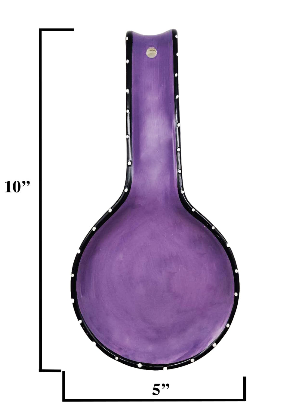 ACK Ceramic Spoon Rest, Cooking Spoon Holder for Kitchen Counter, Utensil Rest for Spoon, Ladle, Spatula, Kitchen Decor