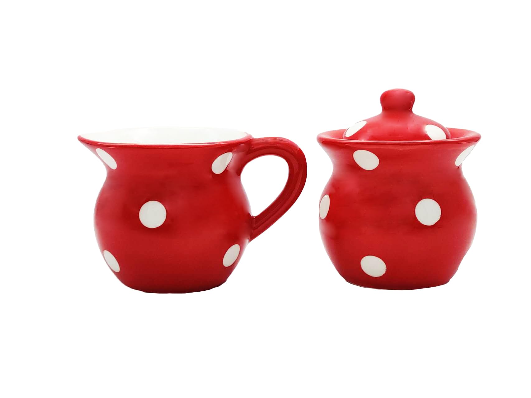 ACK Ceramic Cream and Sugar Set