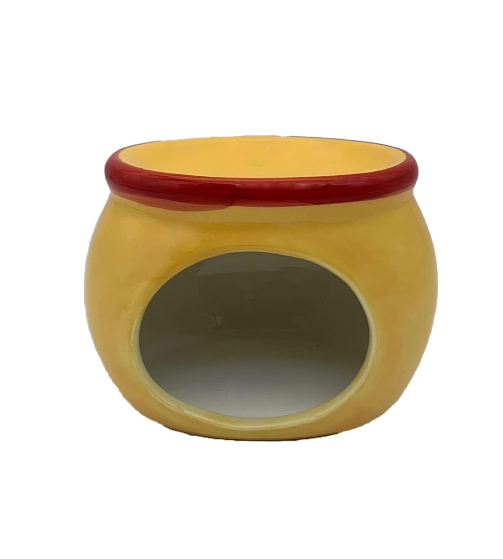 ACK Ceramic Hand Painted Soap/Sponge Holder for Kitchen Sink, Kitchen Décor, Scouring Pad