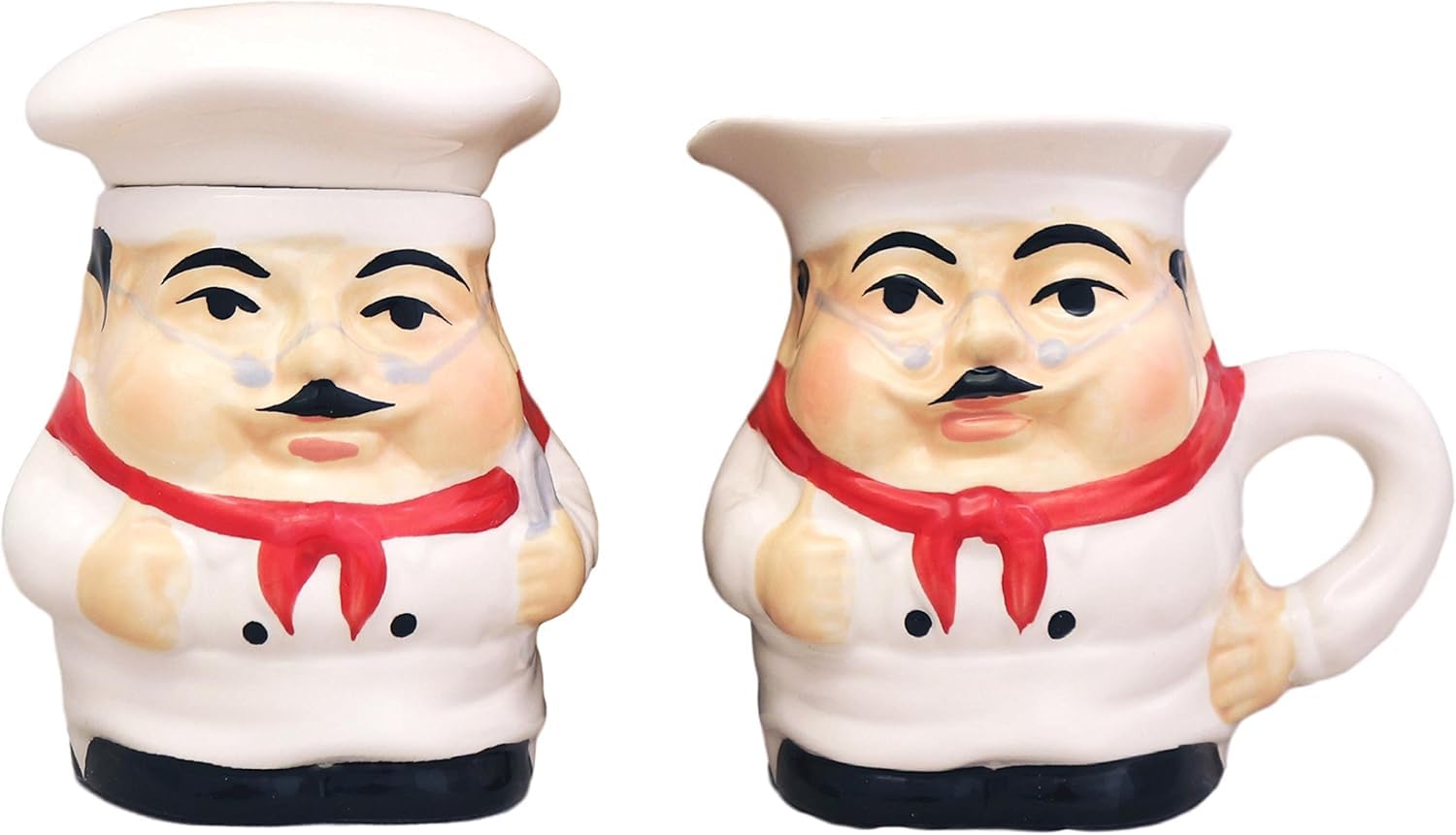 ACK Ceramic Cream and Sugar Set
