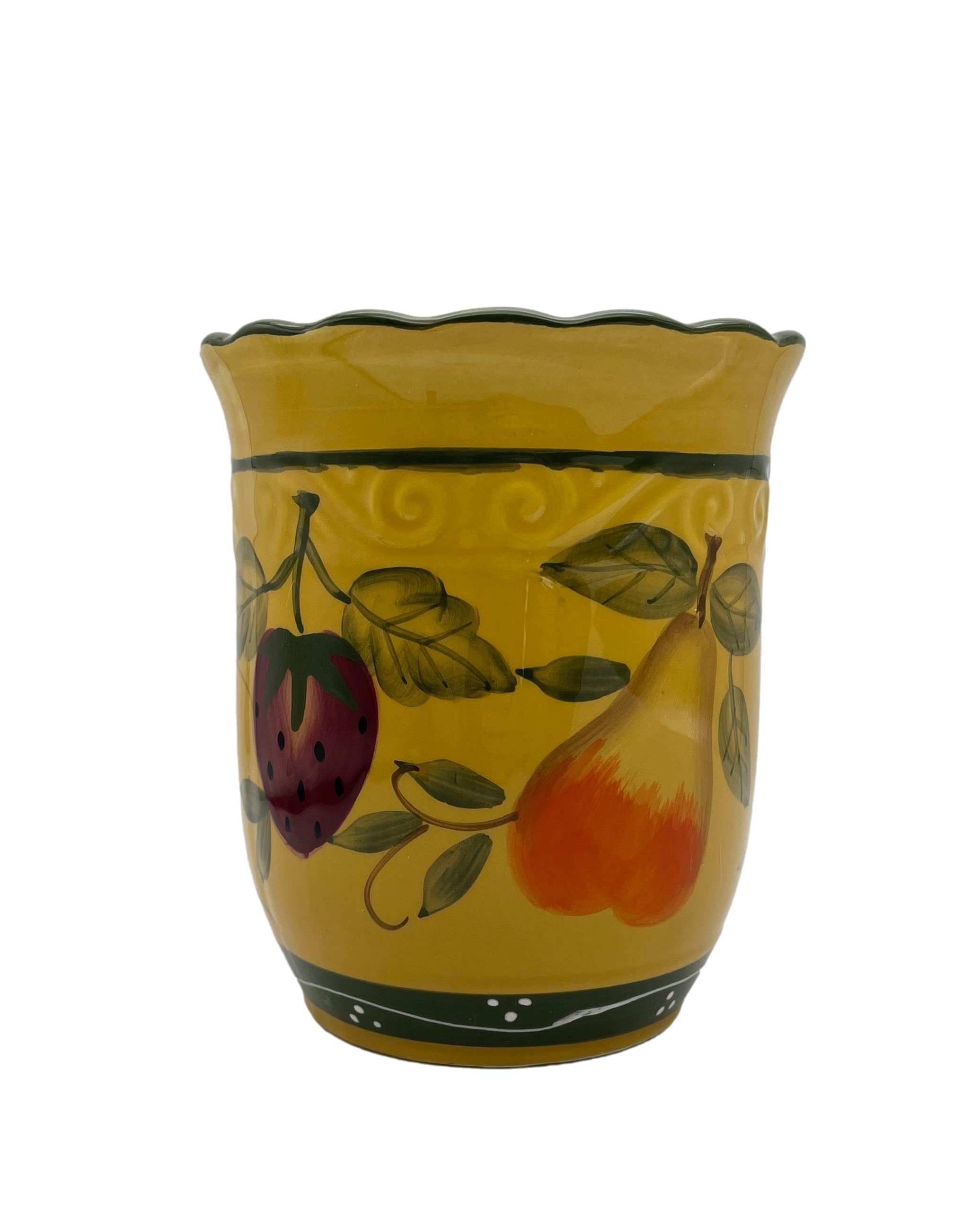 ACK 3D Sunflower Utensil Holder, Utensil Crock, Modern Kitchen Decor, Kitchen Storage