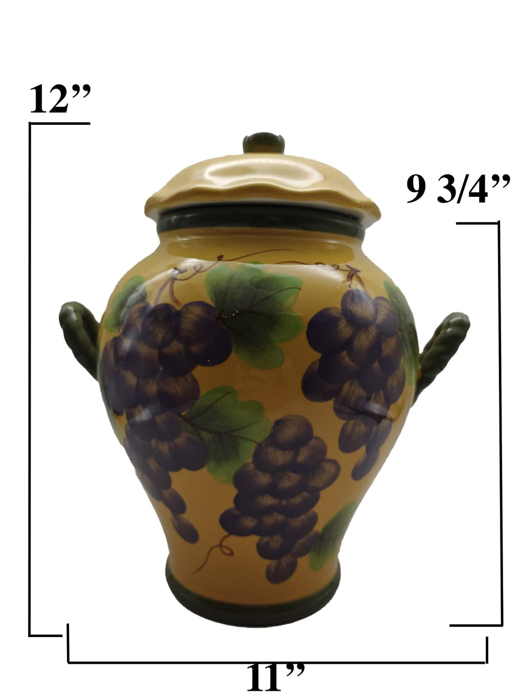 ACK Ceramic Cookie Jar with Lid, Food Storage Jar, Kitchen Décor, Snack Storage Container for Cookie, Candy