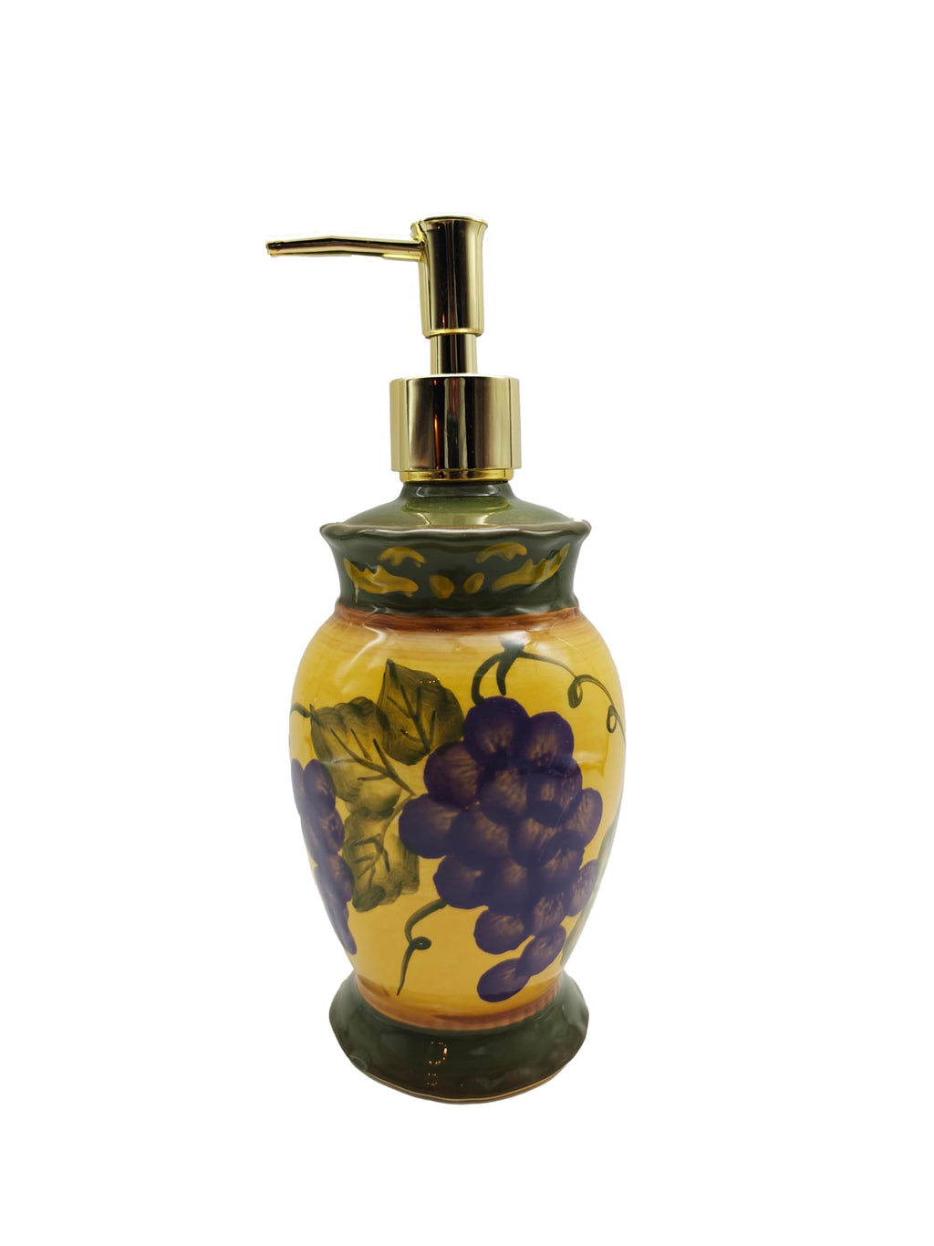 ACK Tuscany Colorful Grapes Hand Painted Collection (SOAP Dispenser)