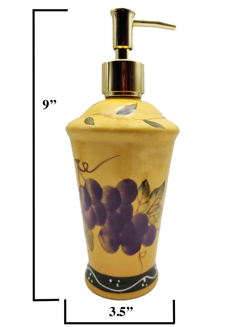 ACK Ceramic Soap Dispenser, Lotion Dispenser, Lotion Jar, Kitchen Décor, Bathroom Décor