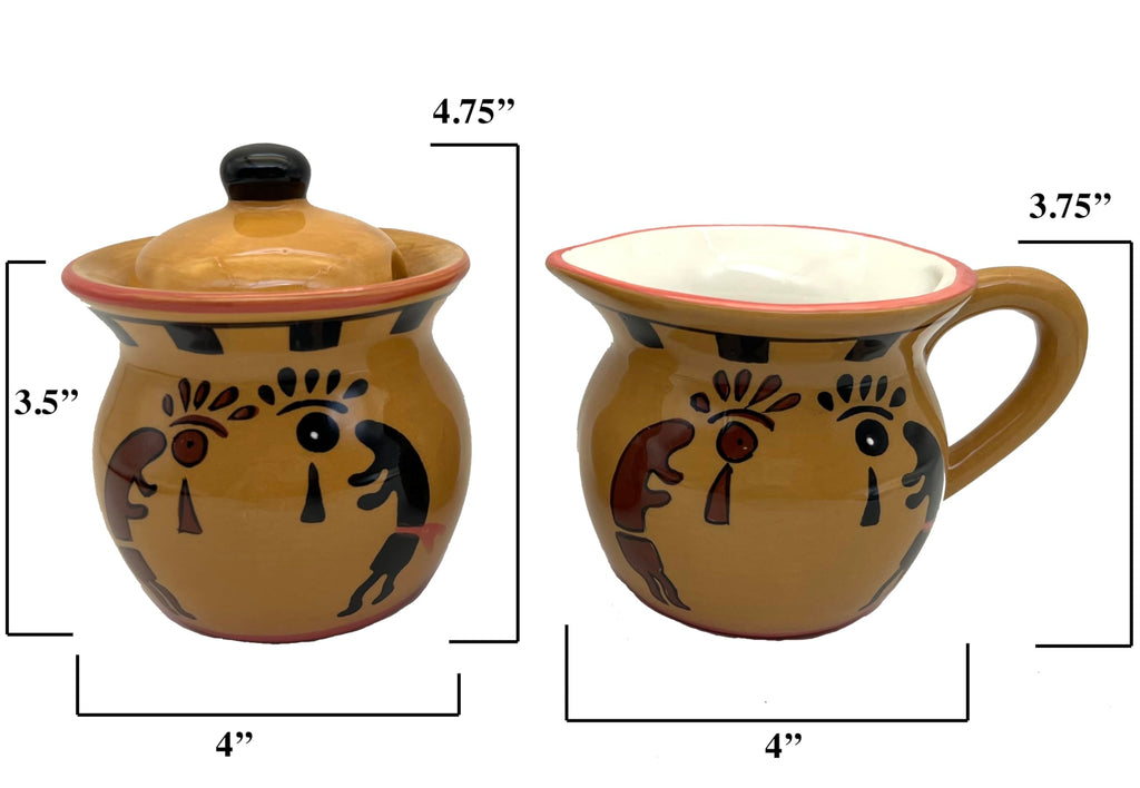ACK Ceramic Cream and Sugar Set