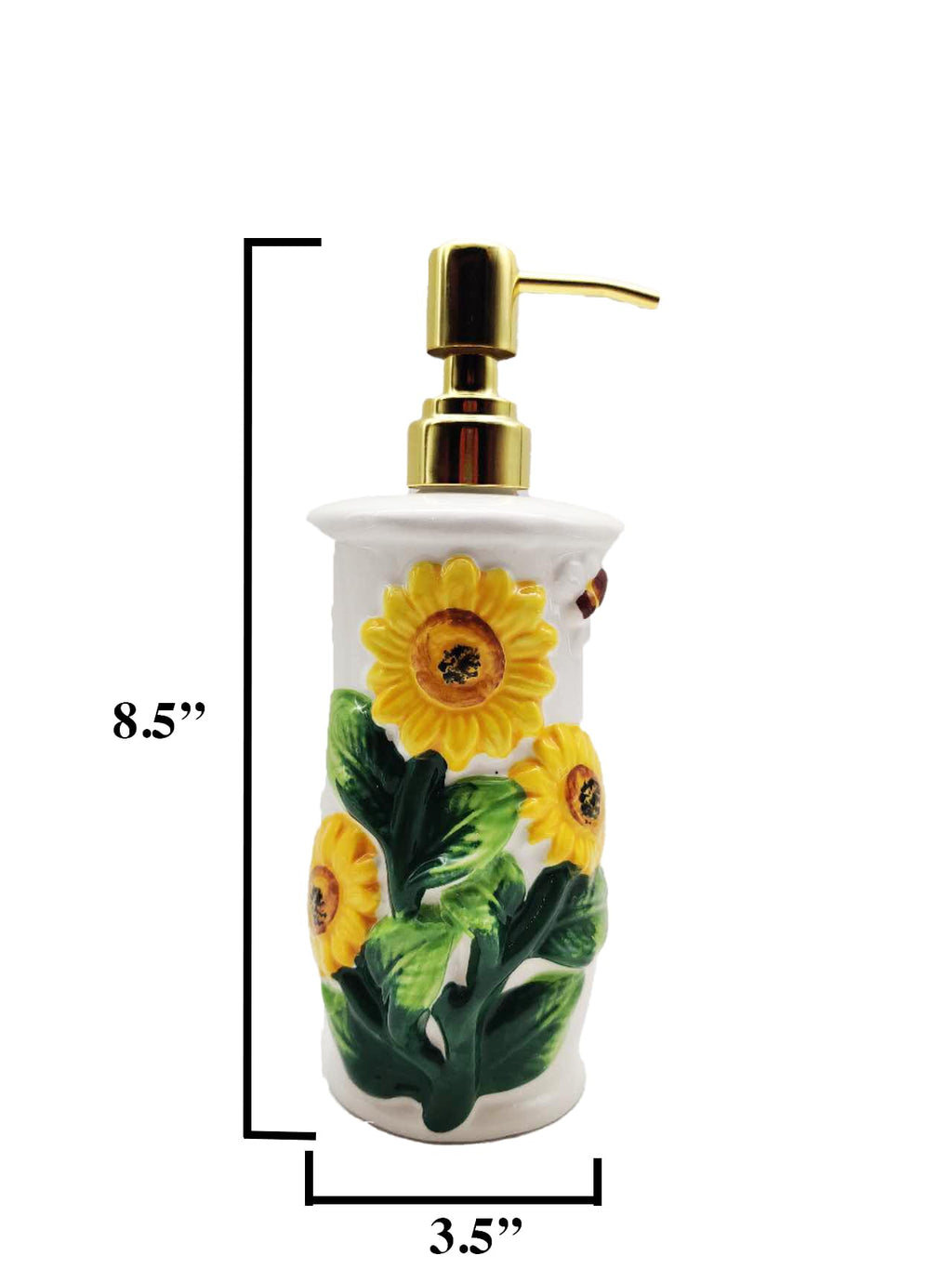 ACK Ceramic Soap Dispenser, Lotion Dispenser, Lotion Jar, Kitchen Décor, Bathroom Décor