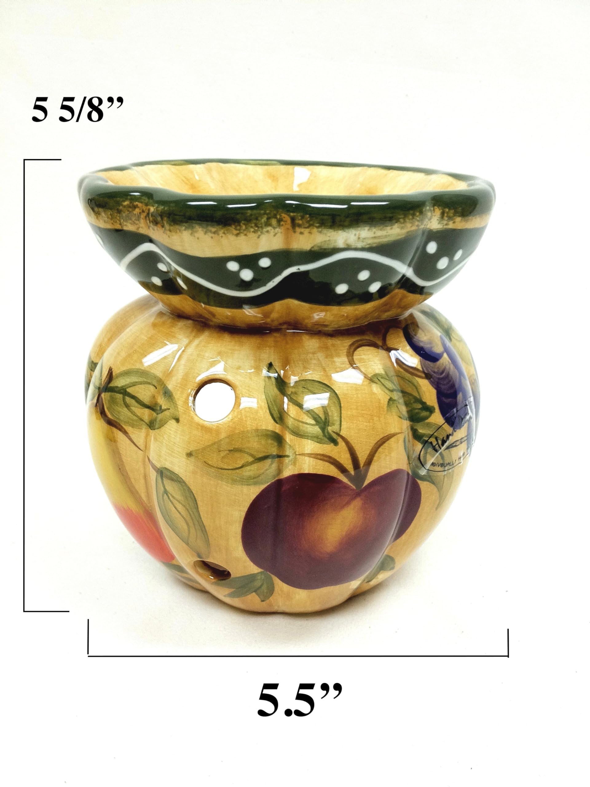 Tuscany European Fruit, Electric Tart Burner 5-3/8"H, 88465 by ACK