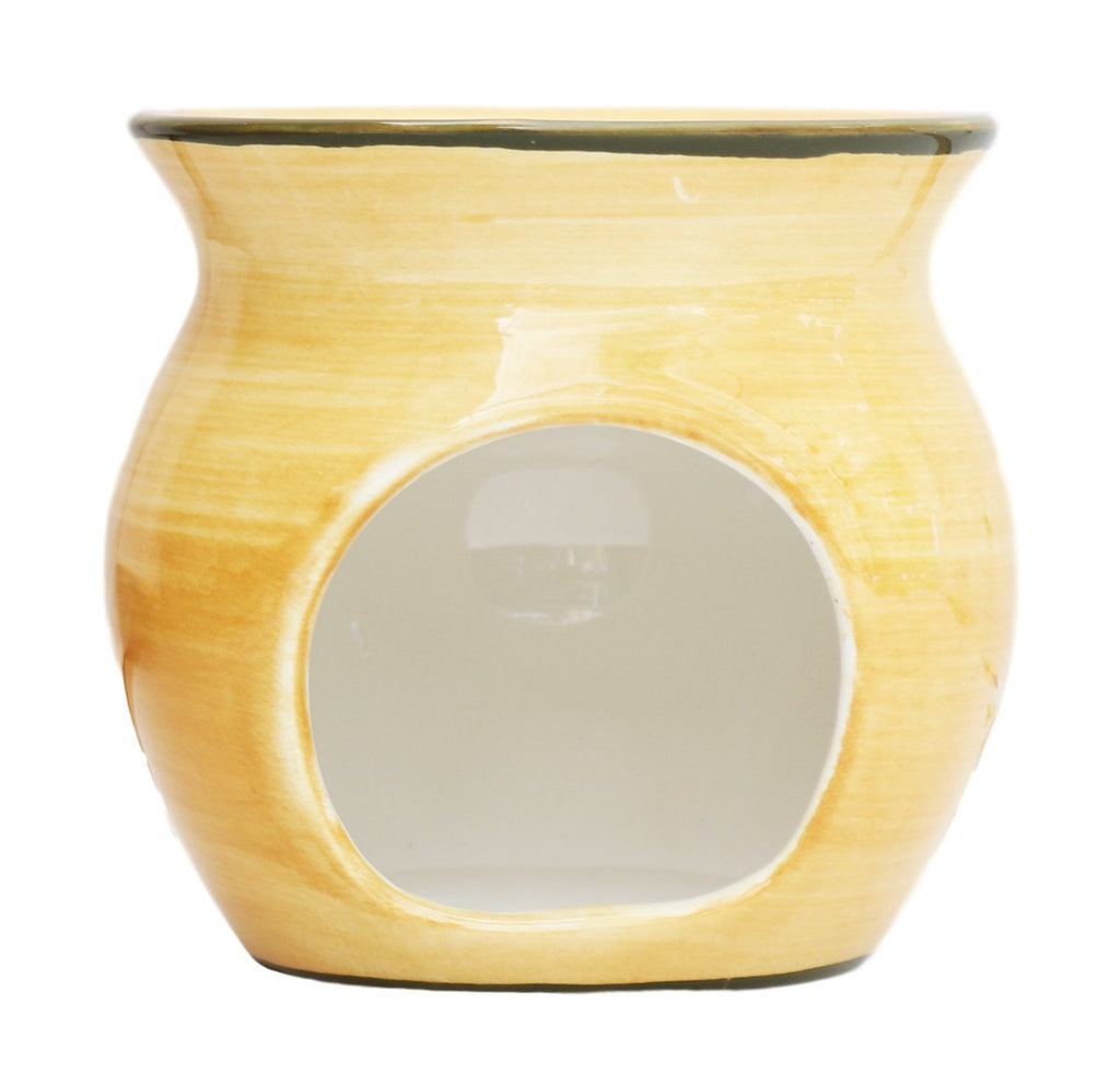 ACK Ceramic Hand Painted Tart Burner, Wax Melter, Wax Melt Warmer, Candle Wax Burner