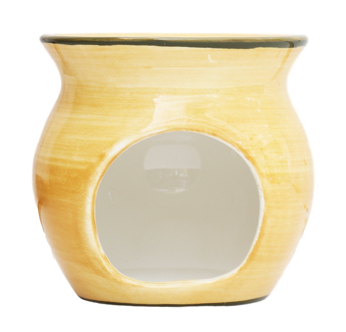 ACK Ceramic Hand Painted Tart Burner, Wax Melter, Wax Melt Warmer, Candle Wax Burner