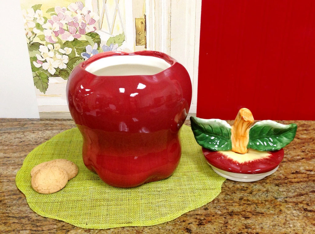 ACK New Tuscany Red Apple Collection (COOKIE JAR)