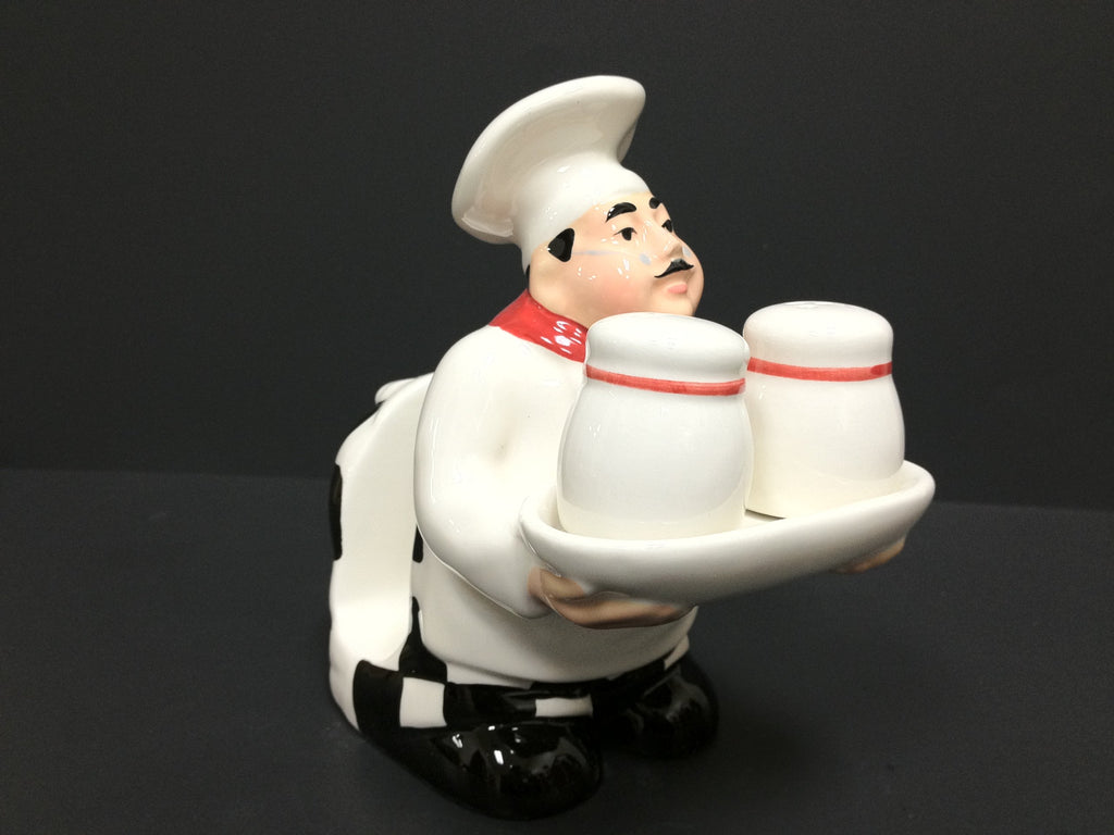 ACK Salt and Pepper Shaker, Kitchen Décor with Napkin holder