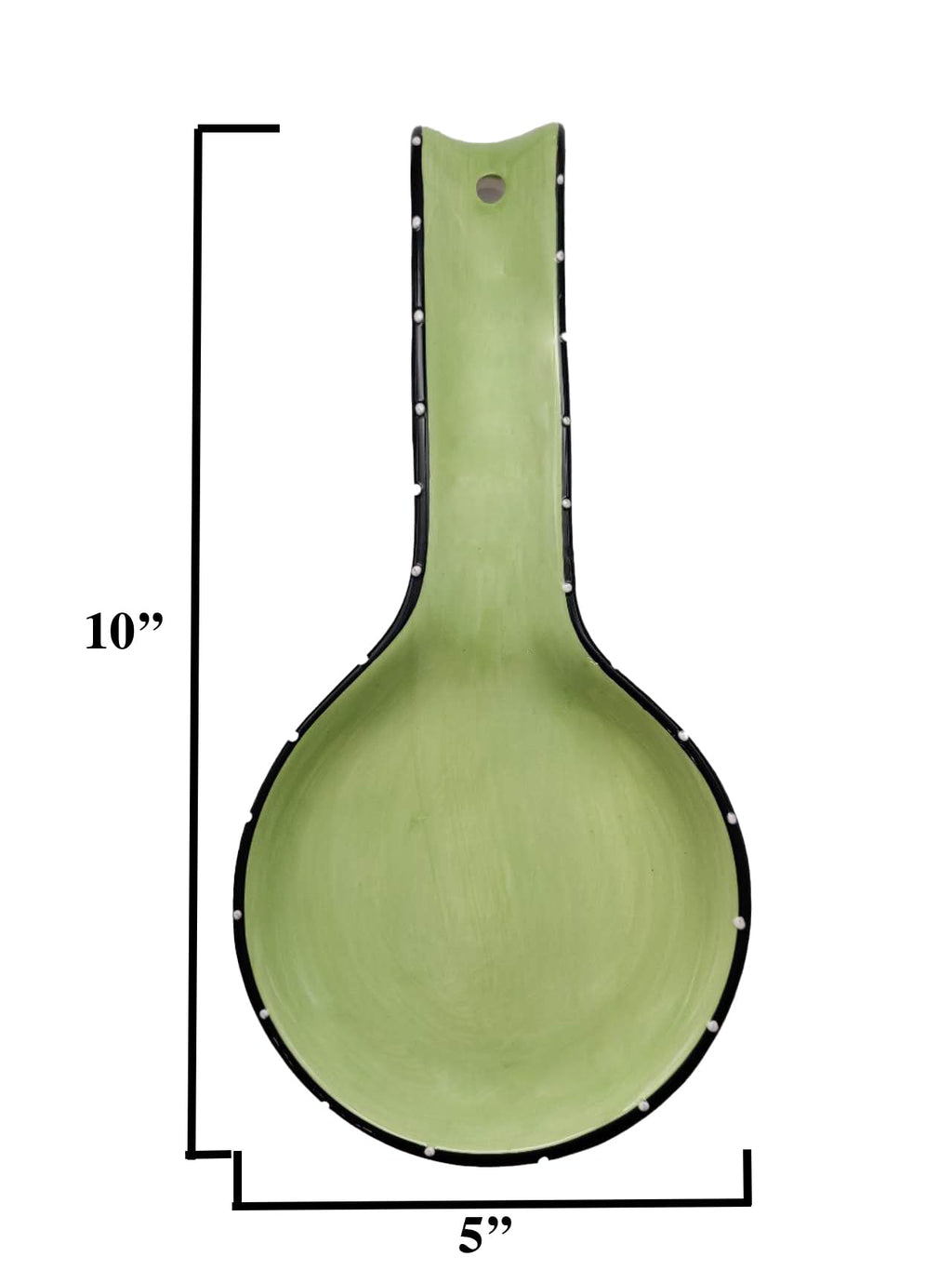 ACK Ceramic Spoon Rest, Cooking Spoon Holder for Kitchen Counter, Utensil Rest for Spoon, Ladle, Spatula, Kitchen Decor