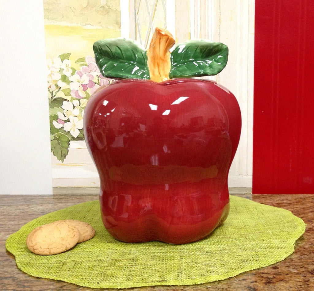 ACK New Tuscany Red Apple Collection (COOKIE JAR)